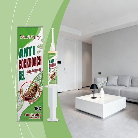 Gel appât anti-cafards pour la cuisine, le rangement intérieur et un usage quotidien à la maison - 1 pièce (1/5)