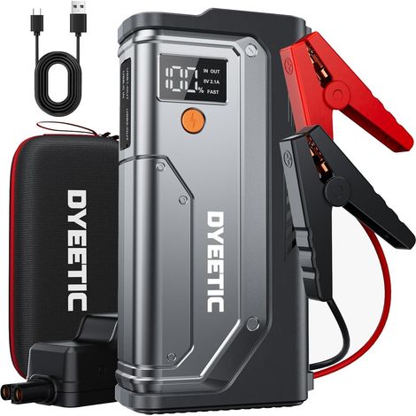 Booster Batterie Voiture 5000A, 12V Démarreur de Voiture pour Moteurs (jusqu'à 10,0L Gaz (1/5)