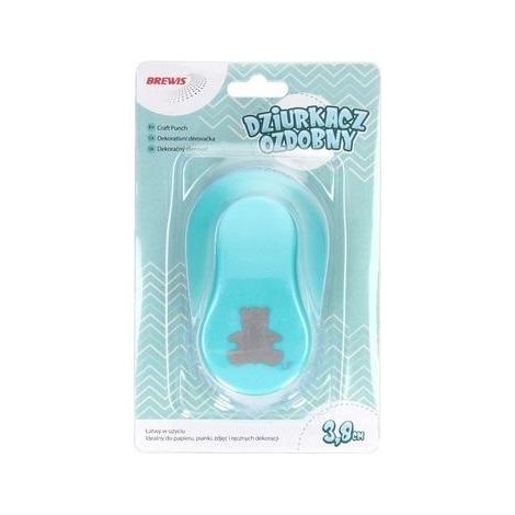 Perforatrice decorativa - Orsetto di peluche 3,8 cm MIX