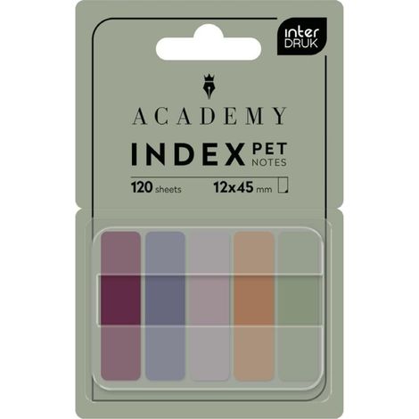 Pestañas de índice de Pet Smart Academy 12x45mm