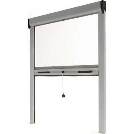 Persiana mosquitera enrrollable Luxe - Aluminio - Gris RAL 7038 - An 800 x Al 1000mm
