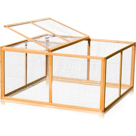 Scuderia Melko Hare Hare XXL recinzione esterna, ca. 120 x 120 x 59 cm, in legno