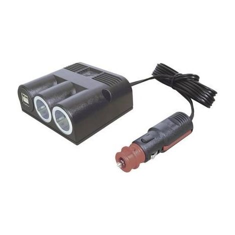 ProCar 67325501 Distributore accendisigari Numero di accendisigari 2 x Interfacce: USB 2 x Portata massima corrente 16