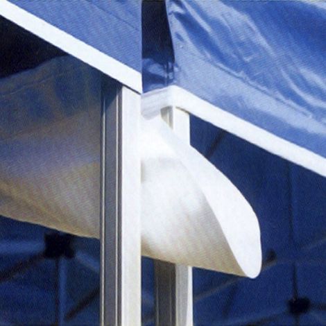 Tubo in PVC da 4,5 m, 520 g/m², bianco, per tende pieghevoli PRO e campeggio.