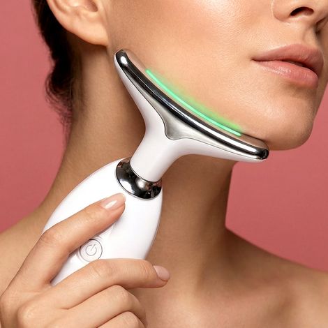 EMS-Gesichtsmassage mit LED-Lichttherapie – Massage-/Liftinggerät – AquaForge (1/5)