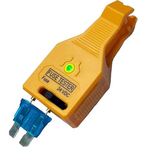 Vérificateur De Fusibles Outil Extracteur De Fusibles Avec Voyant Lumineux Testeur De Fusibles Avec Extracteur Pour Tracteur, Camion, Véhicules VTT, Remorque, Camping-Car Et Pick-Up (1/5)