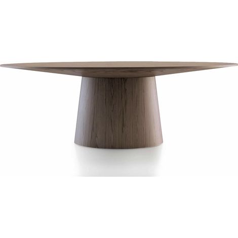 Table de diner ovale bois - Noyer