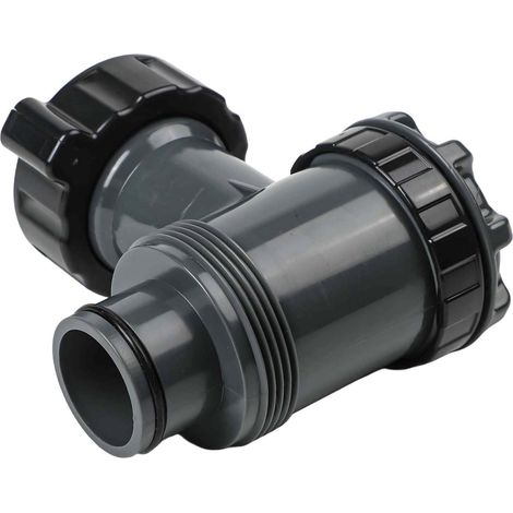Vanne à pour piston de Rechange pour Pompe Piscine 38mm Vanne  Contrôle pour précis du flux, plastique , compatible tuyaux 38mm, installation outils, étanchéité garantie (1/5)