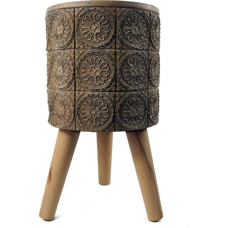 40cm x 21.5cm Zandi Flowers Composite Large Planter (1/5)