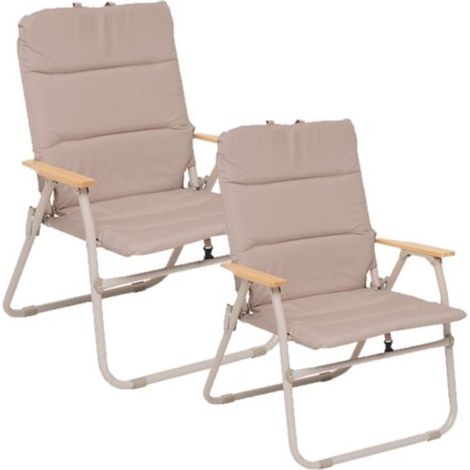 Lot de 2 chaises de camping pliantes (1/5)