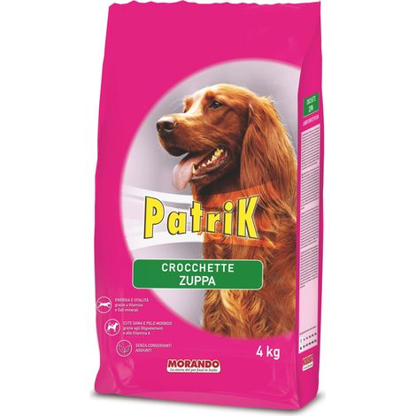 Crocchette per Cani ''Patrik'' Gusto Zuppa con Verdure Kg 4 Morando