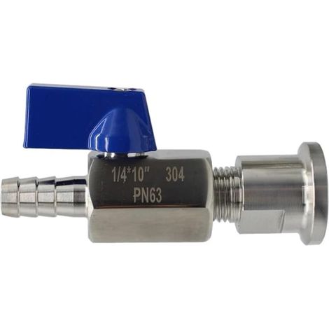 Raccord de tuyau sanitaire à embout cannelé 6 mm, 7 8 10 12 mini (1/5)