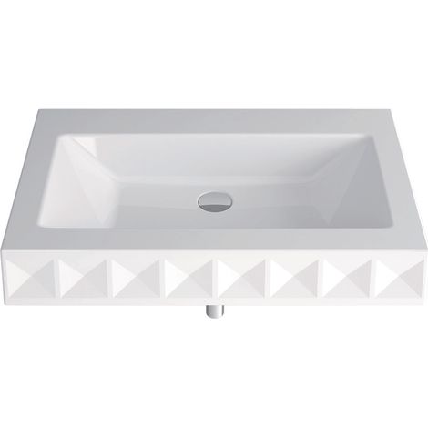 BetteLoft Ornement lavabo mural, 1 rangée, sans percement pour la
