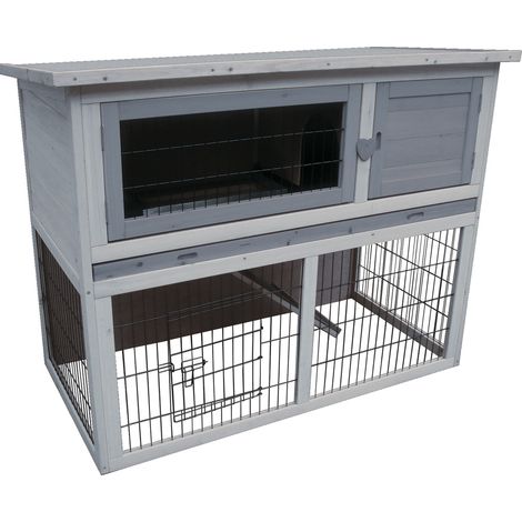K&F JAULA CONEJO DUPLEX COTTAGE 42 X 50 X 43CM
