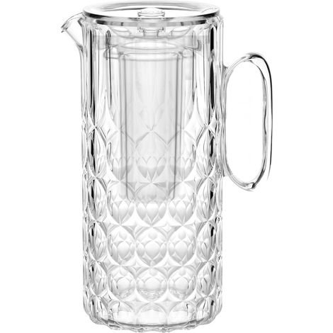 Guzzini - Vanité, carafe avec ampoule réfrigérante transparente, de SAN et SMMA biosourcés - ARIA