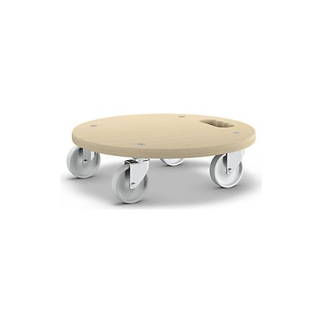 Rodador de transporte MM 1137 redondo Ø 380 mm carga máx (1/5)