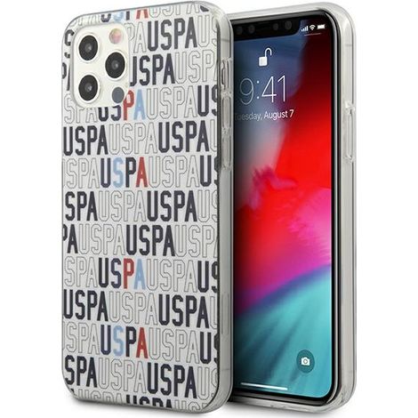 US Polo USHCP12LPCUSPA6 iPhone 12 Pro Max 6.7 bianco/bianco Collezione Logo Mania (1/5)