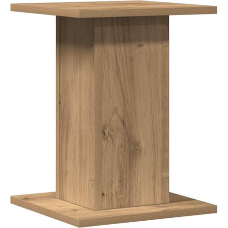 Supports de haut-parleurs 2 pcs chêne artisanal bois ingénierie (1/5)
