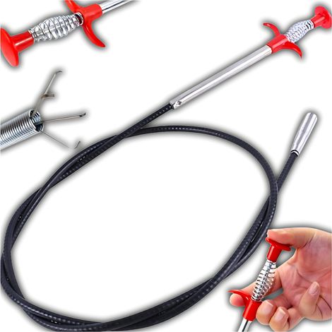 PINZA FLESSIBILE A GRIFFE, LUNGA 160 CM, SERPENTE, SPIRALE, MOLLA
