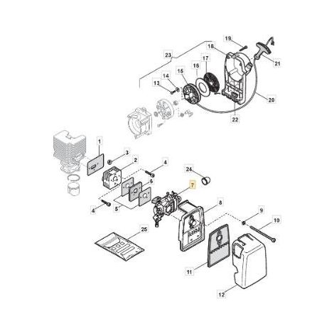 CARBURATORE WALBRO WYJ-400A DC 26/31 ORIGINALE STIGA - 123054009/1