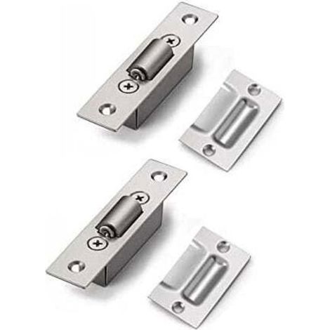 Serrure à mortaise invisible en acier inoxydable – 2 pièces – Inox (1/4)