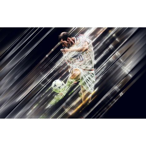 Papier peint panoramique Football - Joueur de Foot - 130 cm x 81 cm (1/2)