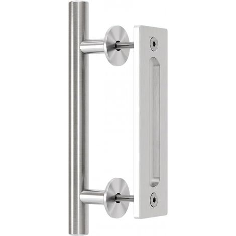 Poignée Porte Grange Inox 25cm Coulissante (1/5)