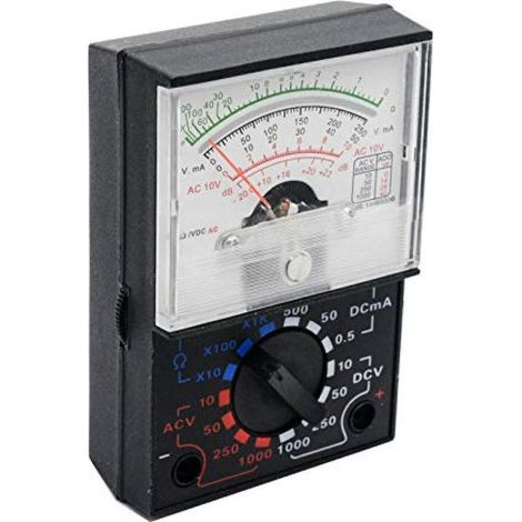 Multimètre analogique Voltimètre Testeur de continuité électrique YX 1000A AC DC Courant Résistance Mesure Mètre (1/5)