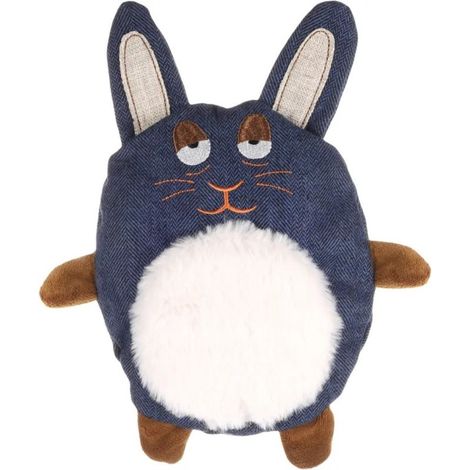 Jouet peluche Lapin Jeany bleu, 22 x 27 cm pour chat - Flamingo (1/3)