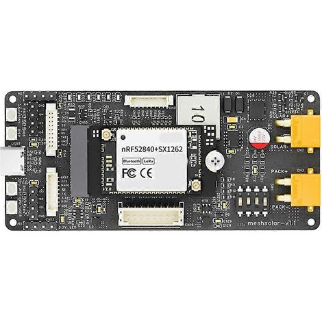 Para placa BMS Meshtastic MeshSolar LFP de 1 a 4 celdas, 18-24 V, carga solar DC/MPPT/USB PD3.0, 10 km, BLE LoRa NRF52480 (1/5)