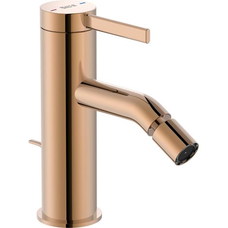 ROCA Mitigeur bidet ONA Economie d'eau et d'énergie avec vidage auto, rose gold (1/3)