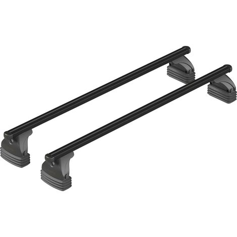 Helio Black, set completo barre portatutto in alluminio - L - Evos LP - C036