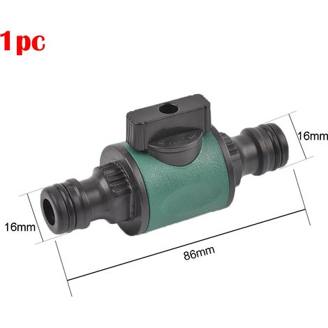 (B-Chine continentale) Vanne en plastique avec raccord rapide, filetage femelle 3/4", filetage mâle 3/4", adaptateur pour tuyau d'arrosage de jardin et d'agriculture, interrupteur de rallonge (1/5)