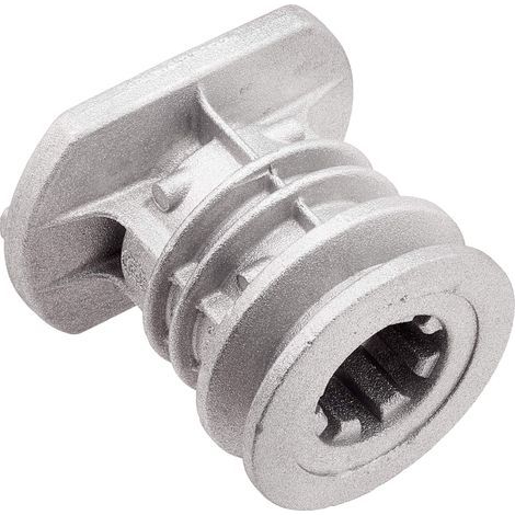 Castelgarden – Support de lame pour tondeuse batterie Stiga – Alésage 22,2 mm – Longueur 74,5 mm – Compatible avec GGP, Alpina, Mac Allister