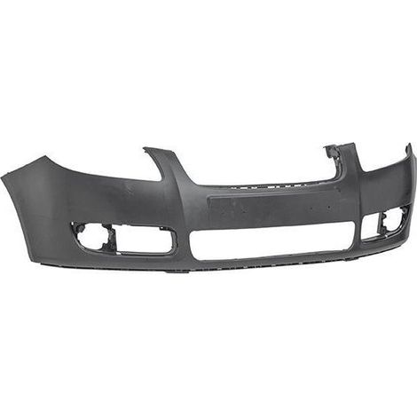 Pare-choc avant noir Skoda Fabia 2 phase 1 2007-2010