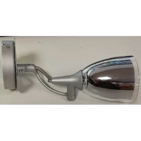 Xelux 4995006 Lampada da parete grigia spot orientabile 50W GU10