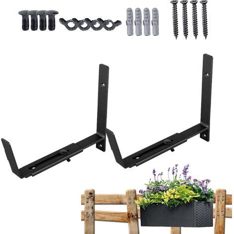Box für 30 cm Verstellbarer Balkonkasten robuster Eisenzaun (1/5)
