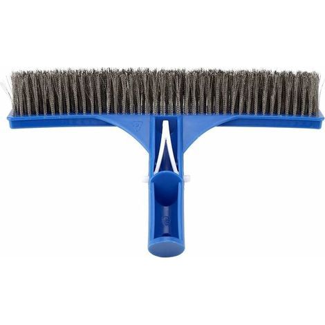 Bleu - 1 brosse de paroi de piscine 25,2 x 4,5 cm Tête de brosse de nettoyage en plastique Accessoire de piscine outil de nettoyage pour les piscines spa. (1/5)