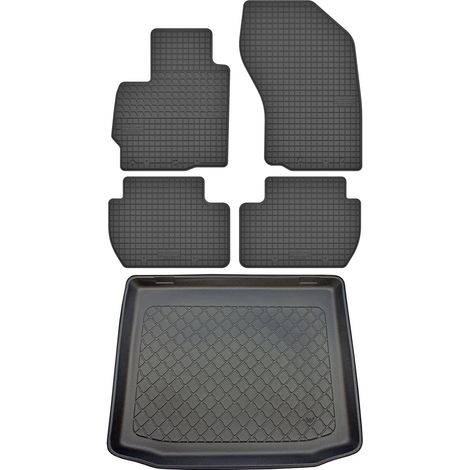Mitsubishi ASX Crossover ab 05.2010 SET - Gummifußmatten + Kofferraummatte (1/5)