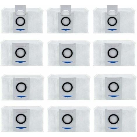 FENOPLASTICALot de 12 Sac d'aspirateur Accessoires pour Ecovacs Deebot X1 Omni / X1 e Omni, Aspirateur Accessoires de Rechange Sac à poussière (1/4)