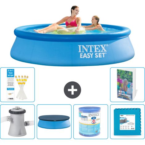 Intex Piscine Easy Set Ronde - 244x61 cm - 7-pièces S254 (1/5)