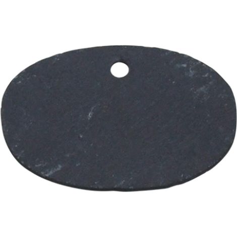 Esschert Design Pflanzenschild Oval 7,5 x 4,5 cm aus Schiefer