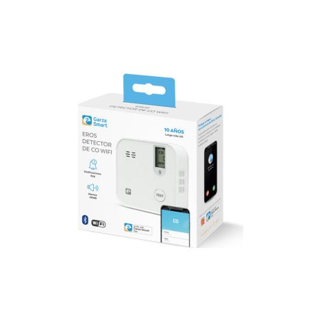 DETECTOR DE SEGURIDAD DE CO SMART WIFI GARZA 401705C