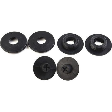Set mit 2 Nylon-Fußmatten-Befestigungsclips inklusive Befestigungsschrauben für Auto, LKW und SUV (1/5)