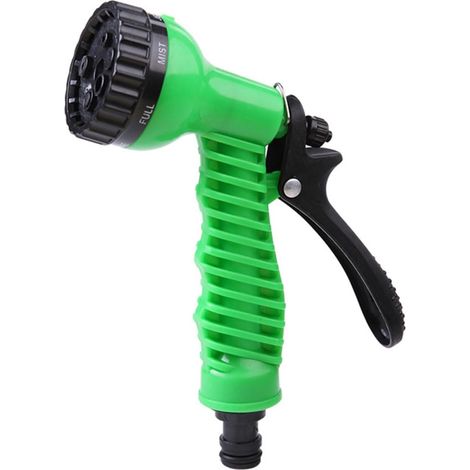 Pistolets d'arrosage haute pression, bus et adaptateurs pour tuyaux d'arrosage, 7 jets pour lavage de voiture et l'arrosage du jardin. (1/5)