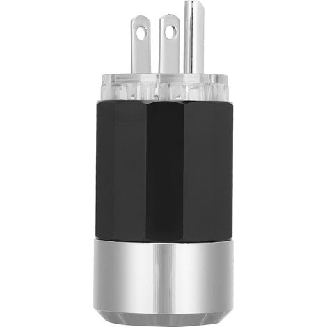 Connecteur d'alimentation audio HIFI en cuivre pur plaqué rhodium, prise mâle 100-250V M109R