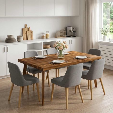 vidaXL Rectangular Table Top 80 x 60 x 3.2 cm Rectangular (1/5)
