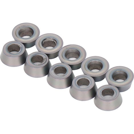 10 Stück CNC-Dreheinsätze, beschichtete Hartmetall-Spanneinsätze für Dreh- und Fräsmaschinen (1/5)