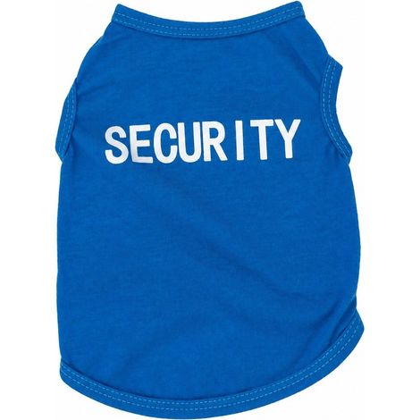 Gilet pour chien, noir, printemps-été, polyester, tailles XS à L, style décontracté bleu. (1/5)