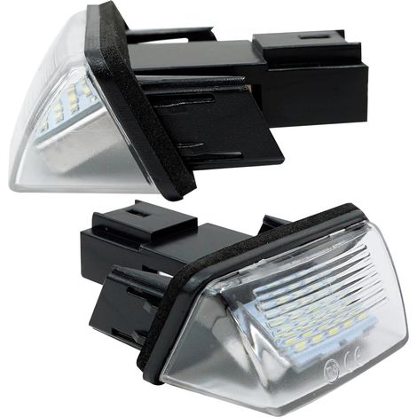 Pieces License Plate Lights, OEM Lacquer Lights 6340A3 6340.A3 License Plate Lamp for Peugeot 206 207 307 308 406 407 Partner C3 C4 C5 Berlingo (1/5)
